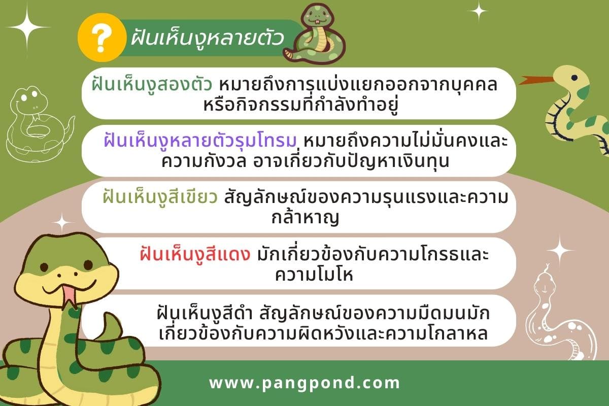 เลข ทํานายความฝันเห็นงูกัดเหลือมตัวใหญ่รู้แล้วอย่างฮา 7 เลข? 4 ฝันเห็นงูหลายตัว