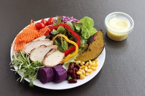 เมนูอาหารไทยยอดนิยม (Popular Thai food menu) เมนูอาหารไทยยอด 6 สลัดอกไก่ย่าง