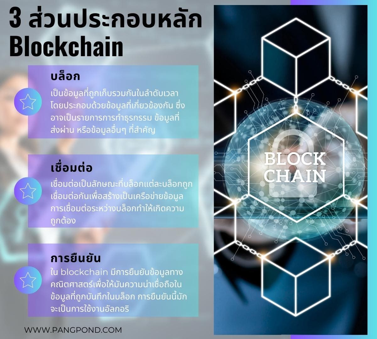 เทคโนโลยีบล็อกเชน (Blockchain technology) เทคโนโลยีบล็อกเชนแ 3 3 %E0%B8%AA%E0%B9%88%E0%B8%A7%E0%B8%99%E0%B8%9B%E0%B8%A3%E0%B8%B0%E0%B8%81%E0%B8%AD%E0%B8%9A%E0%B8%AB%E0%B8%A5%E0%B8%B1%E0%B8%81 Blockchain