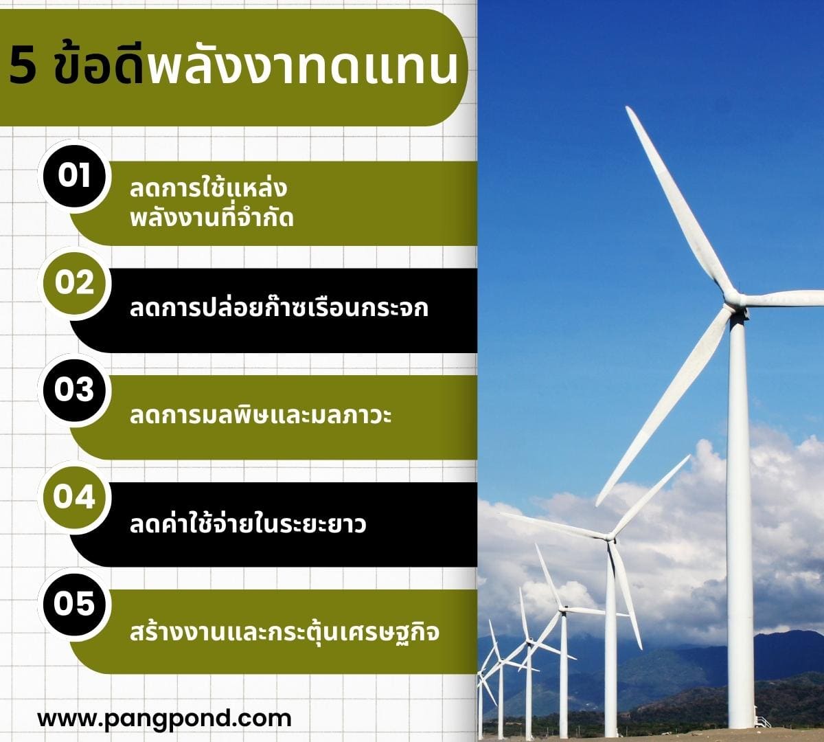 พลังงานทดแทน (Renewable energy) พลังงานทดแทนการพัฒนาประภาพพล 4 5 %E0%B8%82%E0%B9%89%E0%B8%AD%E0%B8%94%E0%B8%B5%E0%B8%9E%E0%B8%A5%E0%B8%B1%E0%B8%87%E0%B8%87%E0%B8%B2%E0%B8%97%E0%B8%94%E0%B9%81%E0%B8%97%E0%B8%99