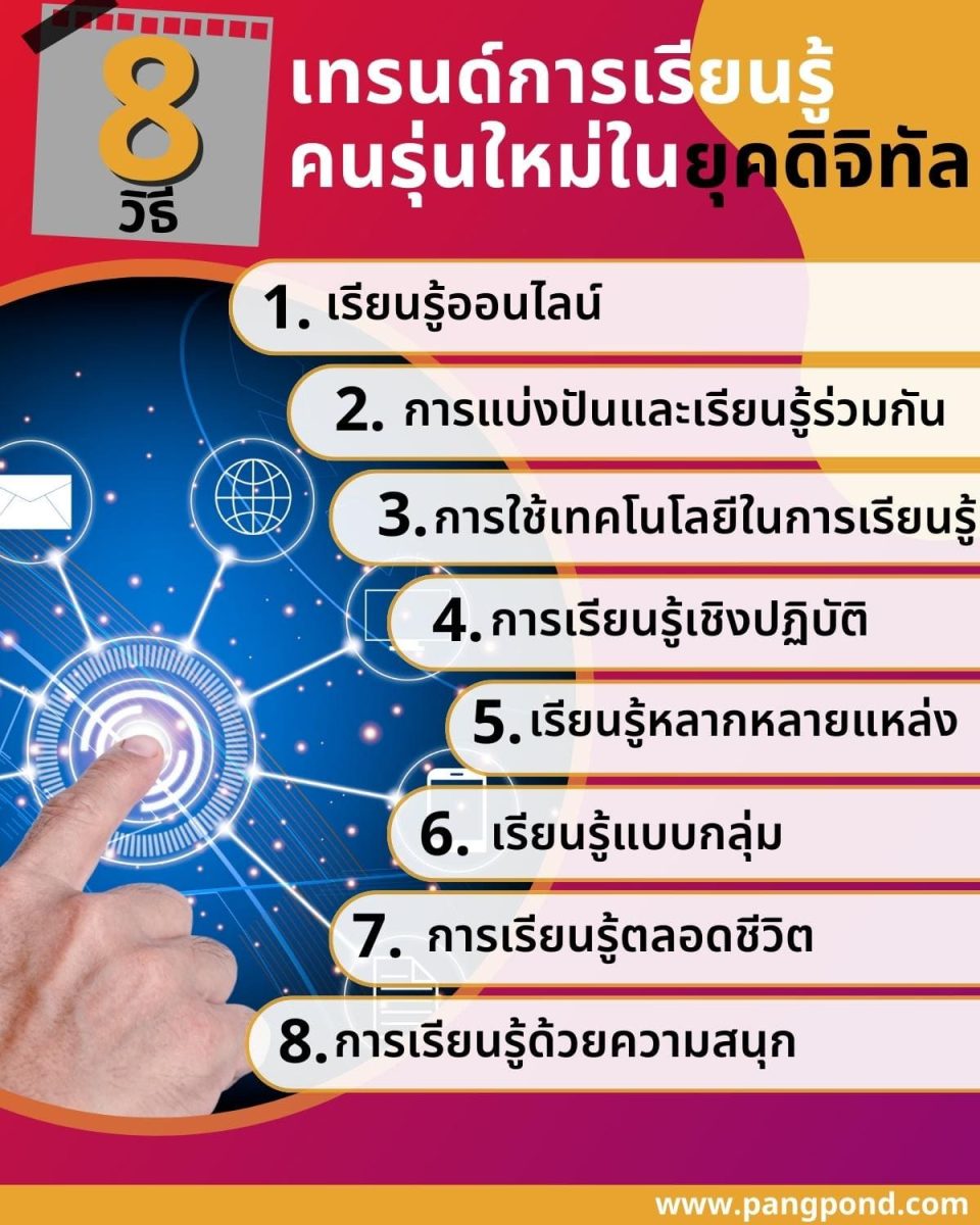 การเรียนรู้ในยุคดิจิทัล ทฤษฎีนวัตกรรมใช้ชีวิตครบจบ 14 ทักษะ? 5 8 เทรนด์การเรียนรู้