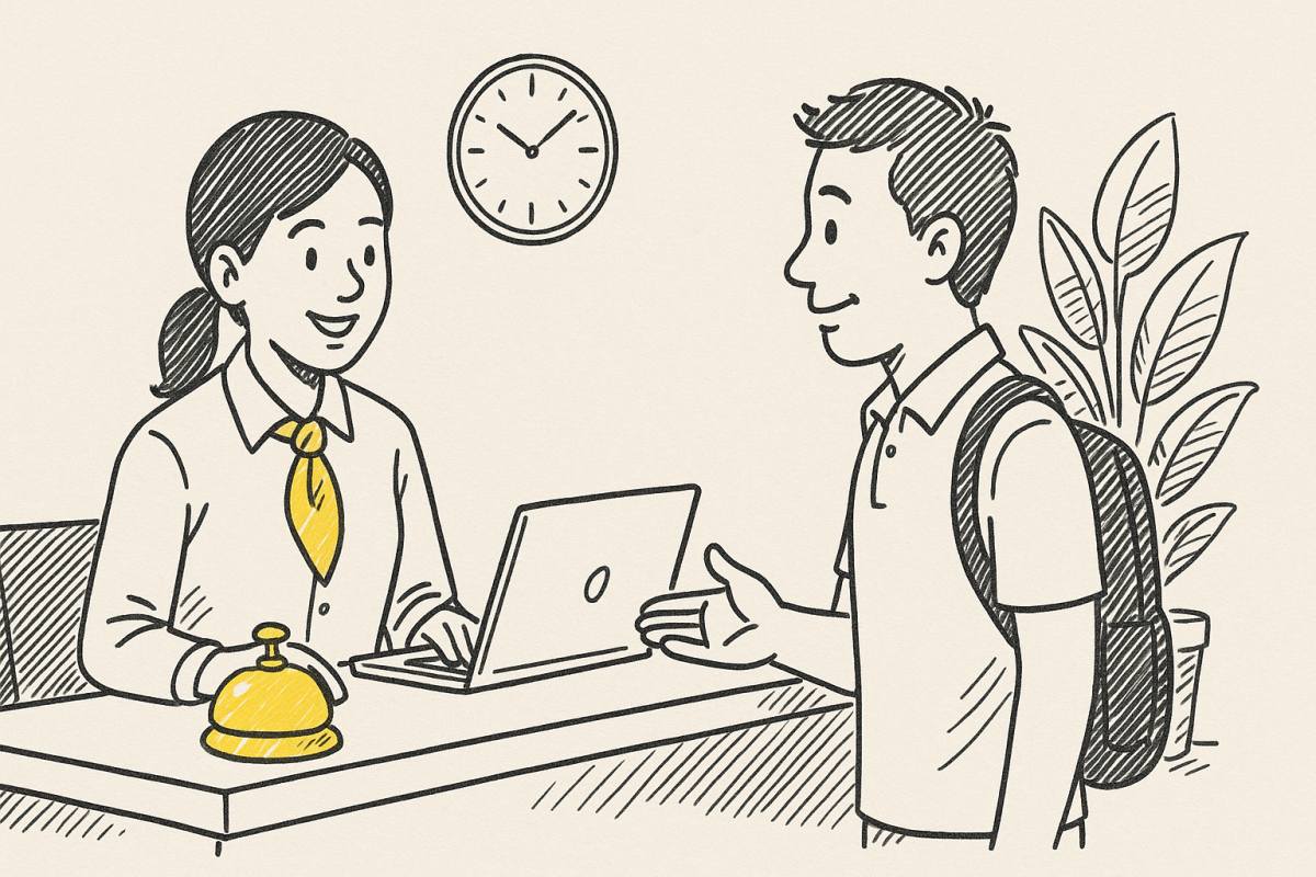 การทำงานในตำแหน่ง front office ของโรงแรมและความสำคัญ ฉบับเข้