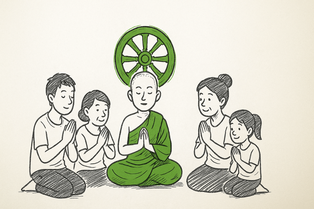 สวดธรรมจักร กัป ปวัตน สูตร ทุกวัน (Chant the Dhamma Chakra K