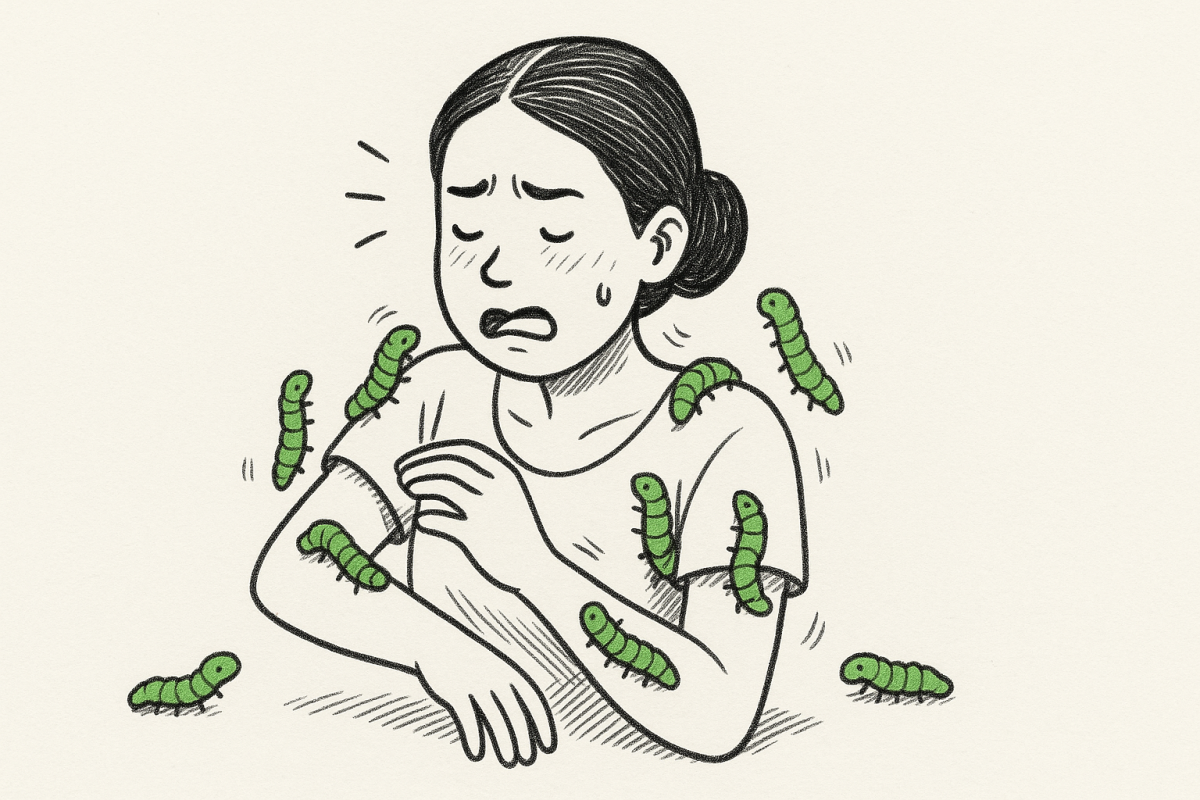 ความหมายและความสำคัญ (2569) ของการฝันเห็นหนอนที่ไต่ตามตัวครบ