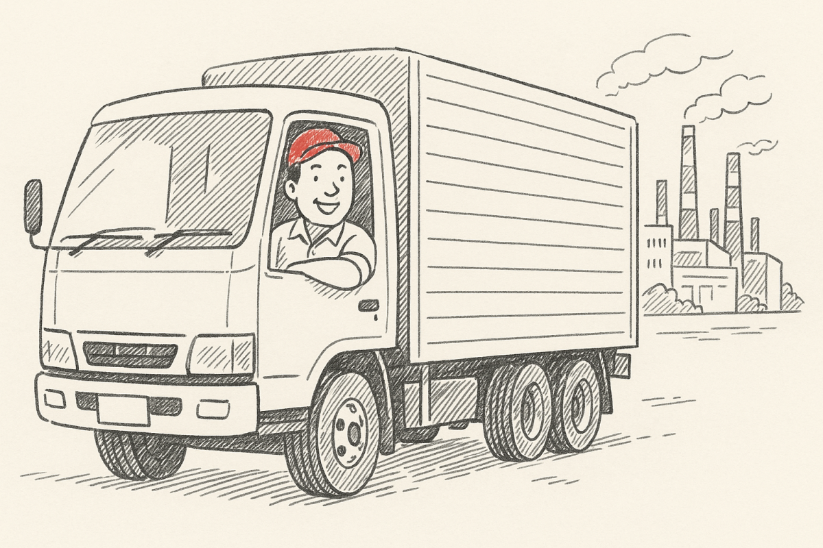 งาน ขับรถ 6 ล้อ นิคม 304 (6 wheel driving job, Industrial Es