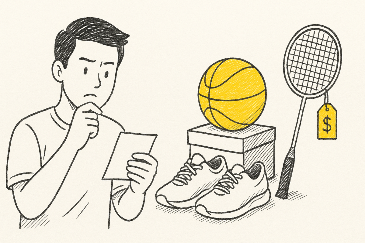 ราคาวัสดุอุปกรณ์กีฬา (Prices of sports equipment) ราคาวัสดุอ