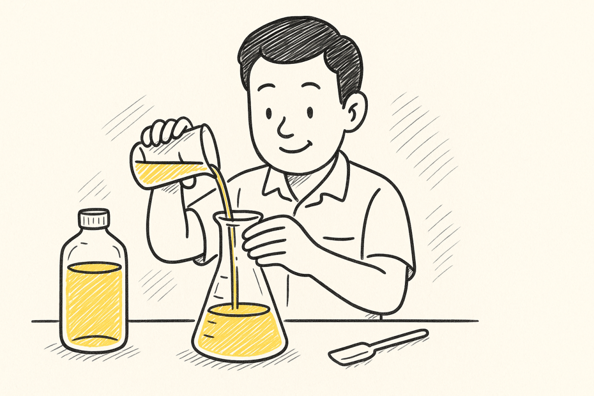 สูตร การ เตรียม สารละลาย (Solution preparation formula) สูตร