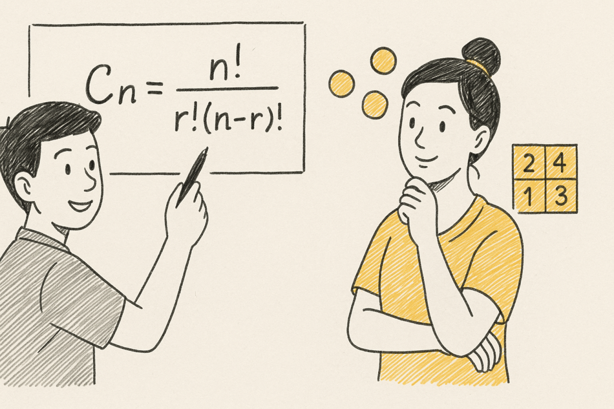 สูตร cn,r (Cn,r formula) สูตรการงานและการประยุกต์ในชีวิตประจ