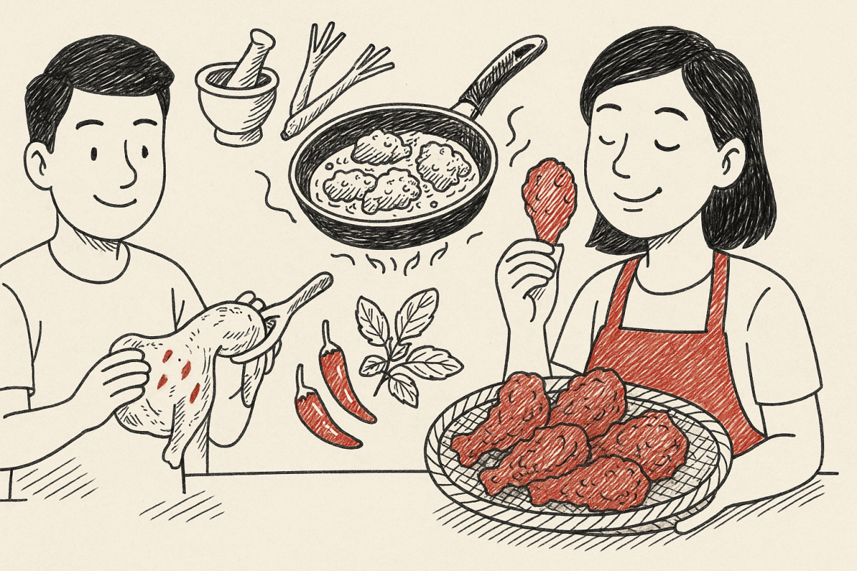 ไก่ทอดสมุนไพร สูตร (2569) ทอดสมุนไพรสูตรกรอบอร่อยพร้อมเคล็ดล