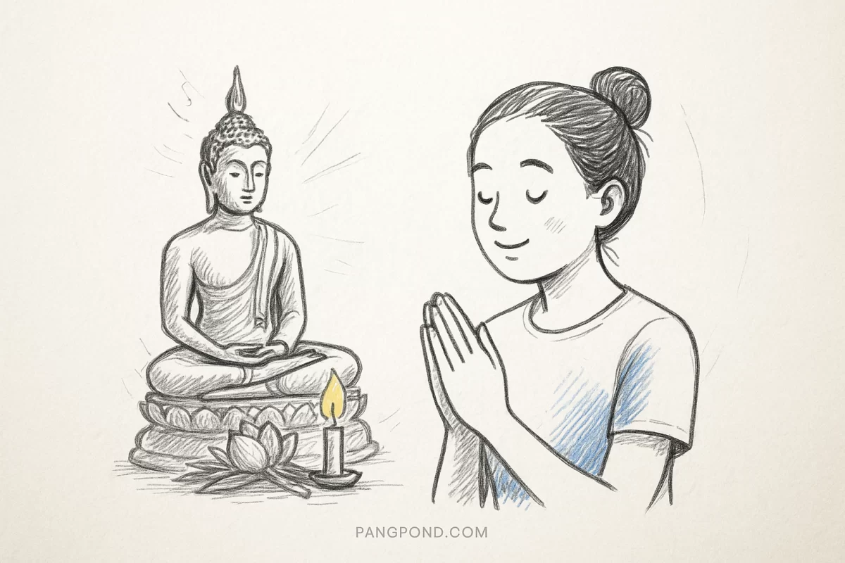 คำอธิษฐานขอพรสิ่งศักดิ์สิทธิ์แบบง่ายๆ 9 ของไทยมานานจะการขอพร