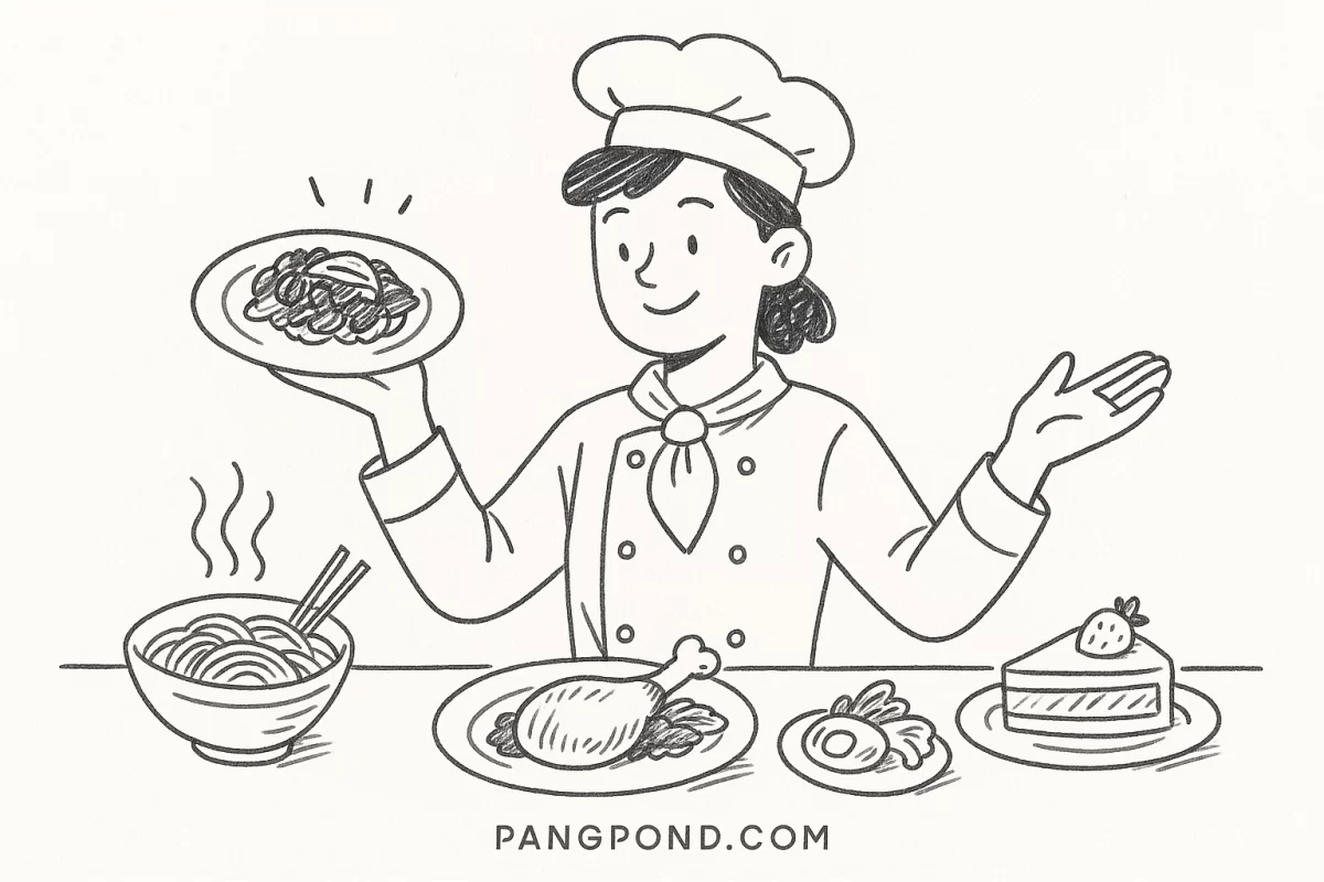 ออกแบบเมนูอาหาร 9 กระดาษบอกรายการยอดขายประทับใจเอกลักษณ์