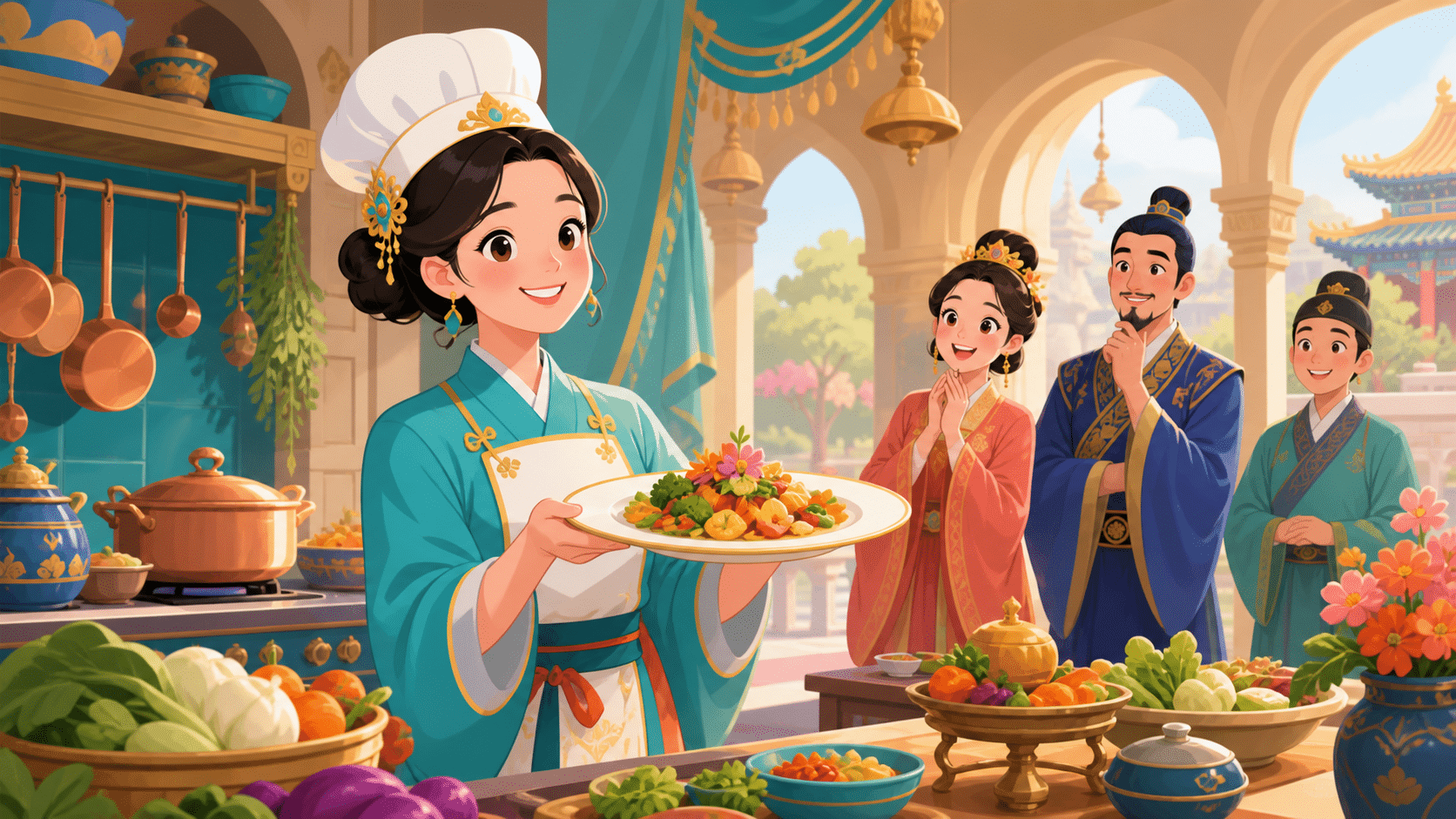 ภาพประกอบเลดี้ยอดเชฟราชสํานัก แปลไทย แนวทำอาหาร