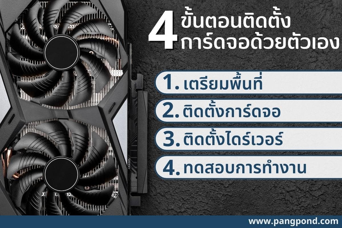 การใช้งาน การ์ดจอ วิธีเลือกซื้อสำหรับเล่นเกมรู้อย่างฮา 8 การใช้? 5 4 ชั้นตอนติดตั้งการ์ดจอ