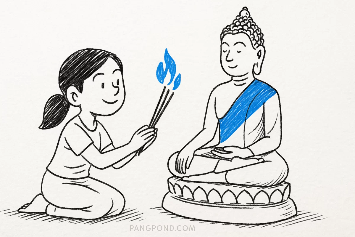 ฝันว่าได้จุดธูปไหว้พระเลขเด็ด 9 ในความมงคล หลายคนโยง โชคลาภ?