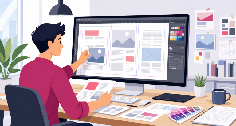 โปรแกรม adobe indesign (2569) เครื่องมือจัดหน้าเอกสารครบถ้วน