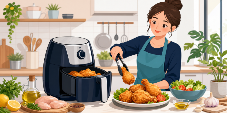 ไก่ทอดกรอบ หม้อทอดไร้น้ำมัน (2569) สูตรกรอบนอกนุ่มในอร่อยครบ