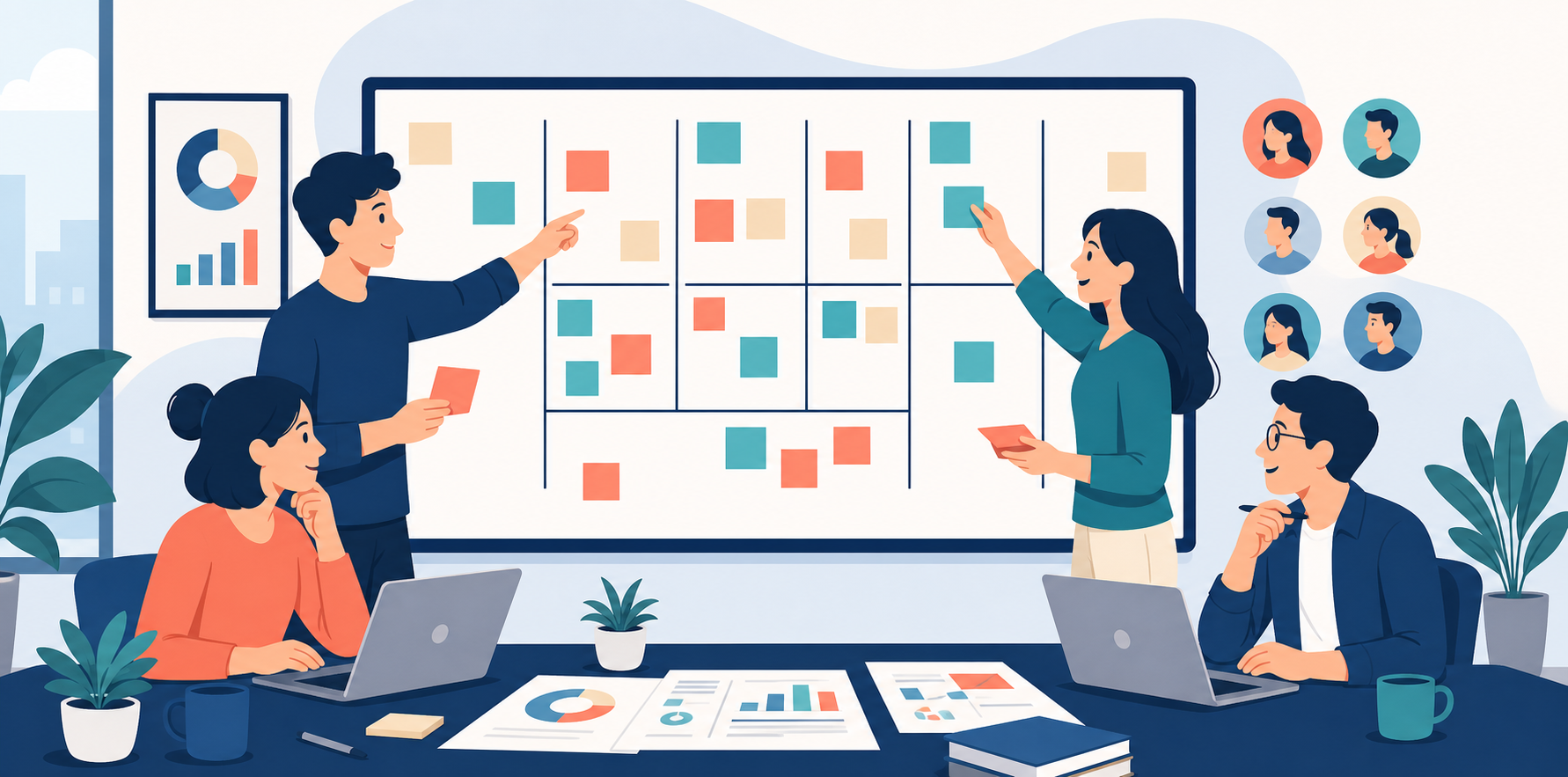 ภาพประกอบ business model canvas ภาษาไทย
