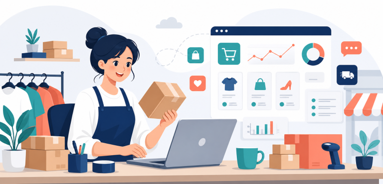ภาพประกอบ shopee seller และการจัดการร้านค้าออนไลน์