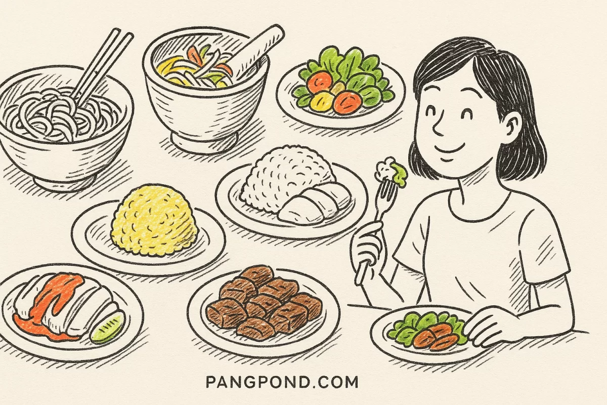 อาหารเที่ยงยอดฮิต 9 กลางวันร่างกายหลังจากงานเรียนมาตลอดมองหา