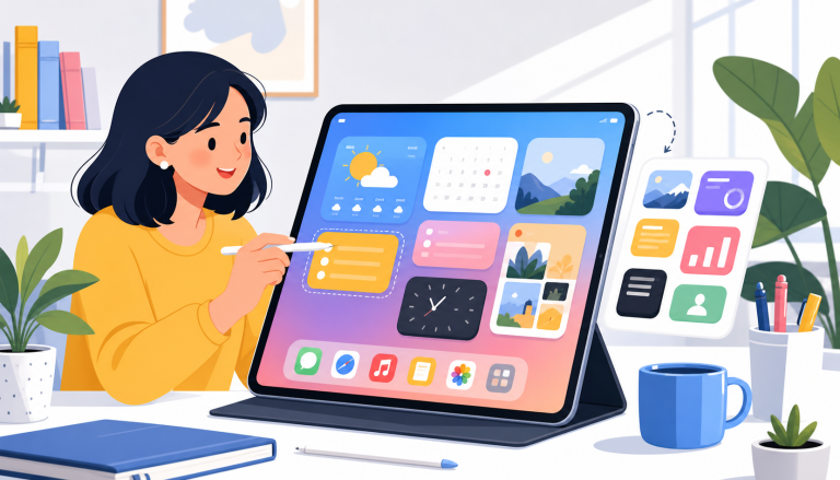 วิด เจ็ ต ipad สวย ๆ (2569) แต่งหน้าจอให้ใช้งานง่าย ครบดีมาก