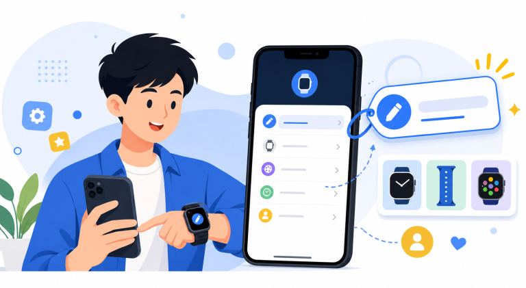 เปลี่ยนชื่อapple watch
