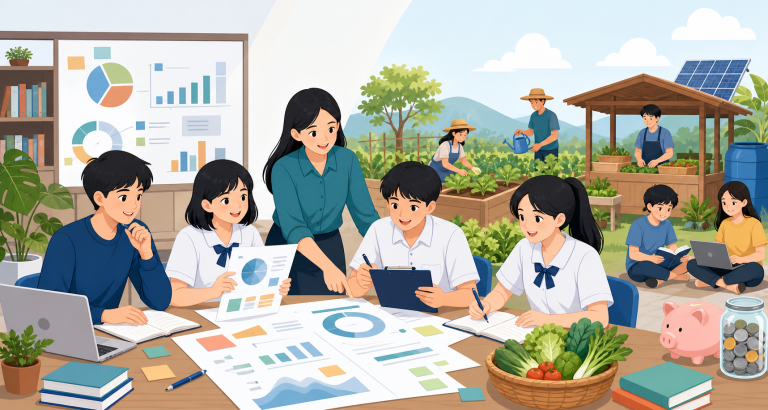 รายงานเศรษฐกิจพอเพียง (2569) แนวทางเขียนรายงานให้ครบชัดเจนนะ