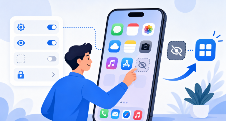ยกเลิก ซ่อน แอ พ iphone (2569) วิธีนำแอปกลับมาใช้งานครบดีมาก
