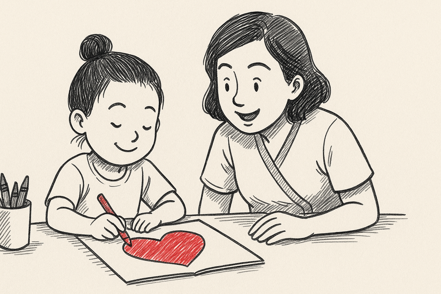 การระบายสีในใบงานเพื่อพัฒนาทักษะการสื่อสารในปฐมวัย ฉบับเข้าใ