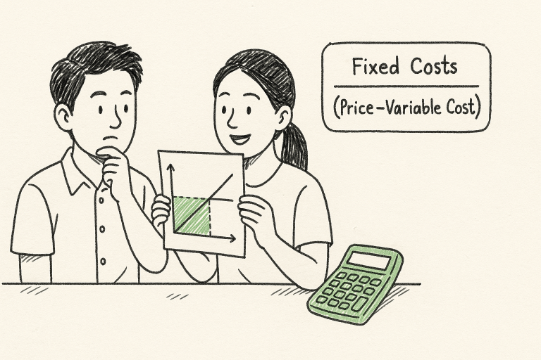 การวิเคราะห์จุดคุ้มทุนและสูตรที่ใช้ในการคำนวณ ฉบับเข้าใจง่าย