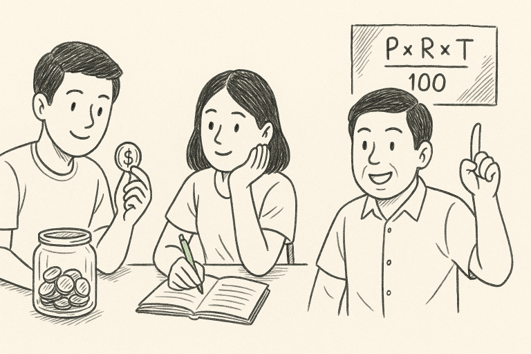 การหาดอกเบี้ยอย่างง่ายและสูตรที่ควรรู้เพื่อการคำนวณ ฉบับเข้า