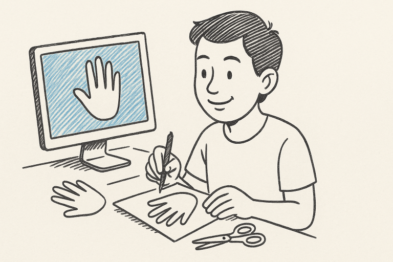 การใช้คอมพิวเตอร์เป็นสื่อในการสร้างงานแบบทำมือ ฉบับเข้าใจง่า