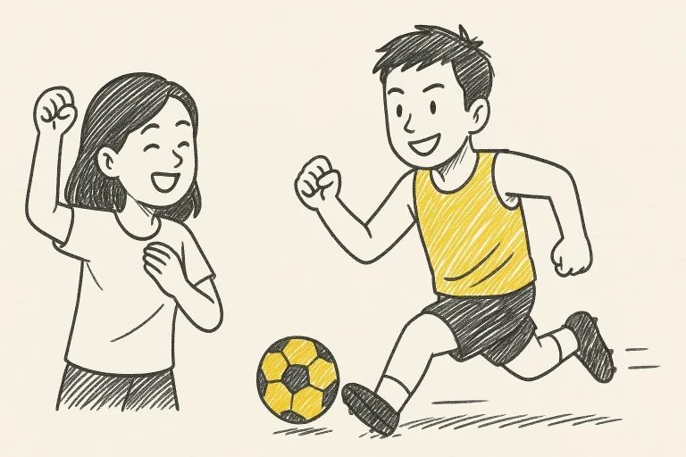 การให้กำลังใจแฟนในขณะที่เขาหรือเธอแข่งกีฬา ฉบับเข้าใจง่าย อั