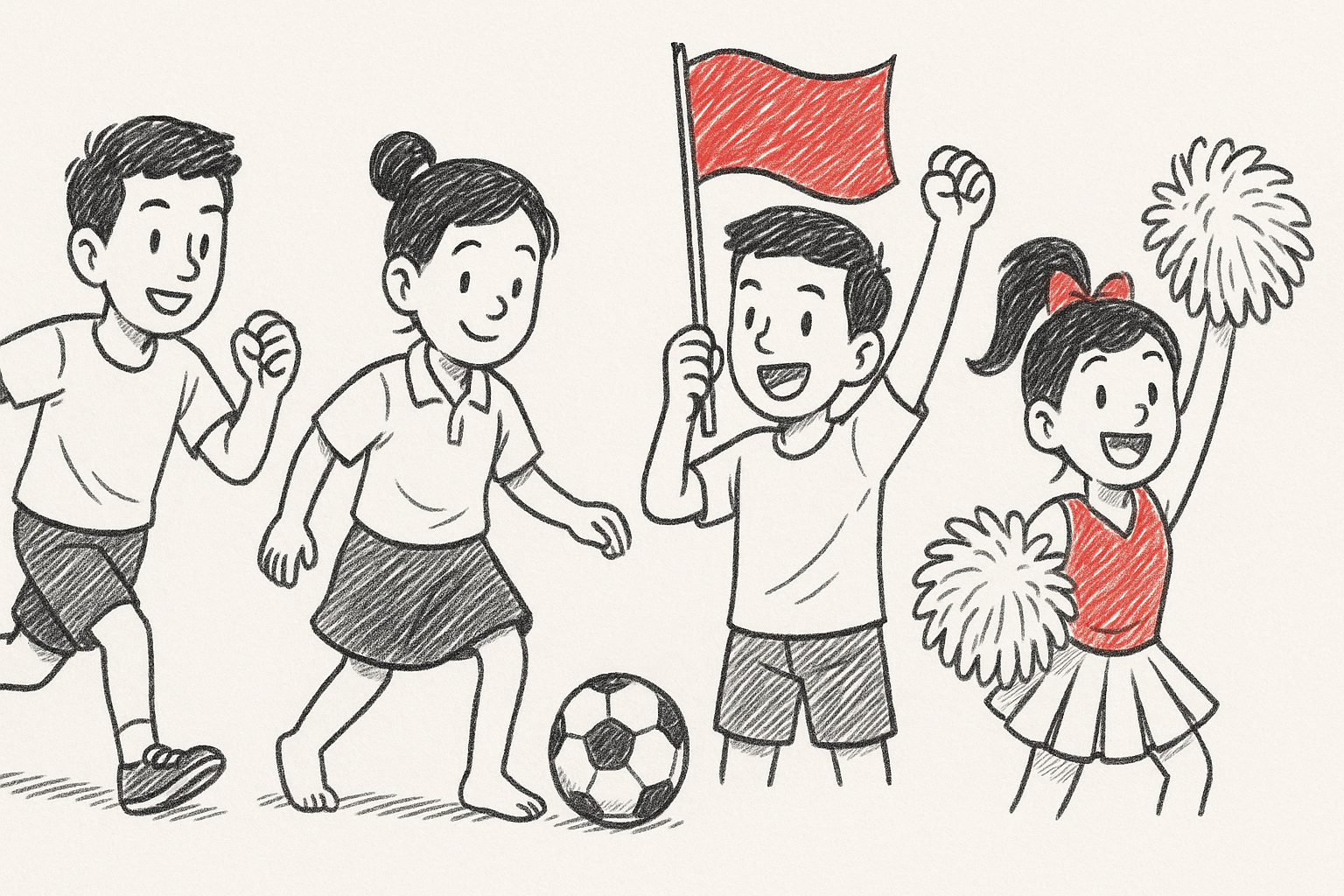 ขบวนการส่งเสริมกีฬาในสีสันที่น่าตื่นตาตื่นใจ ฉบับเข้าใจง่าย