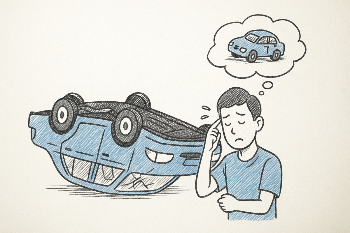 ความหมายและการตีความของฝันเกี่ยวกับรถคว่ํา ฉบับเข้าใจง่าย อั