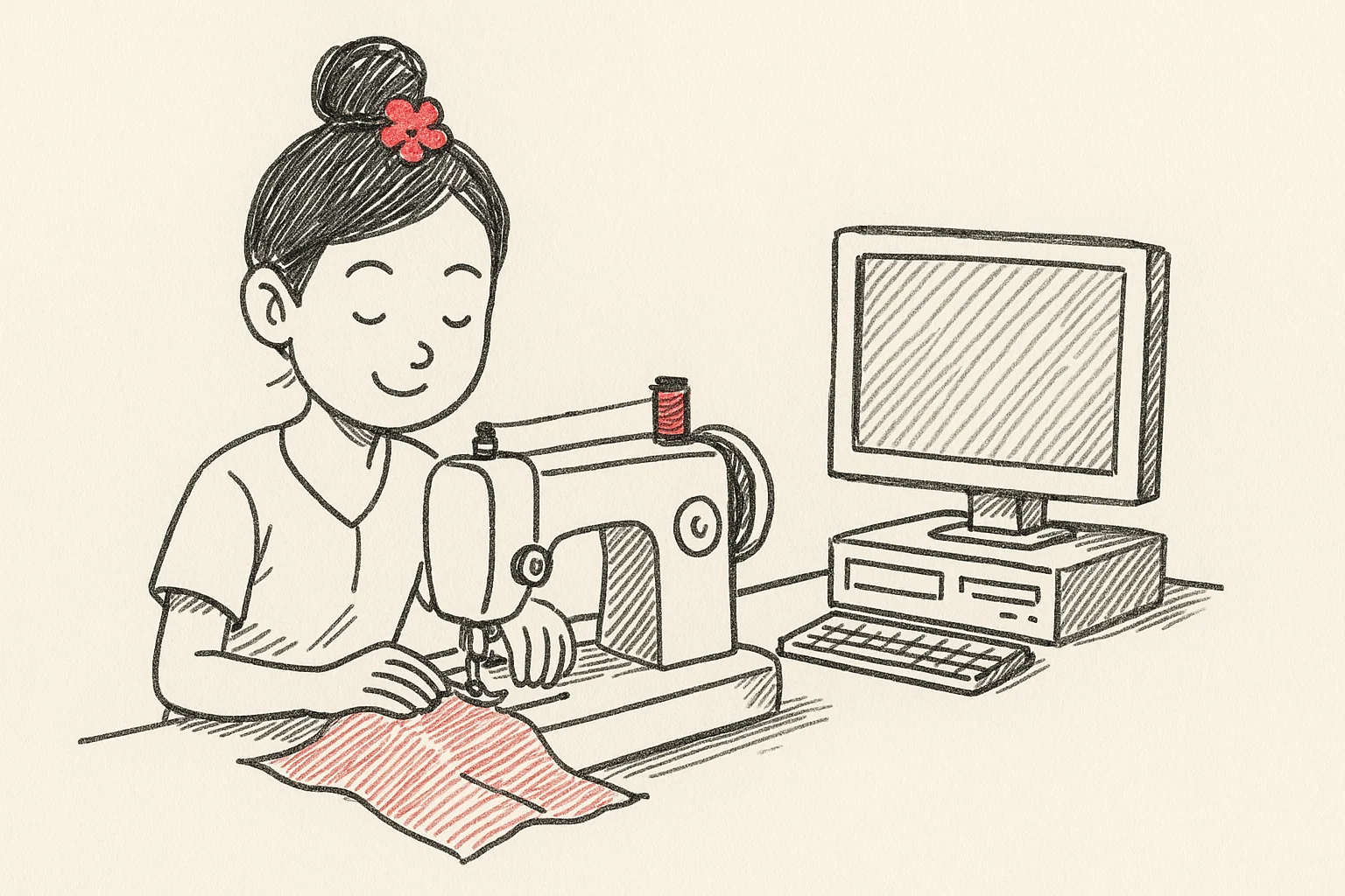 ตองหนึ่งปักจักร คอมพิวเตอร์