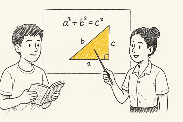 ทฤษฎีพีทาโกรัส และการประยุกต์ใช้สูตรในทางคณิตศาสตร์ ฉบับเข้า