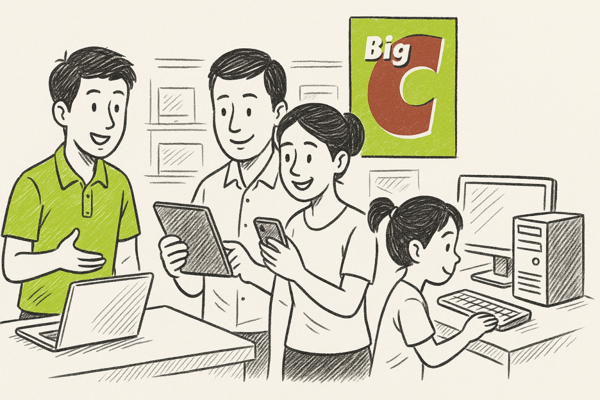 บิ๊กซี ศูนย์รวมคอมพิวเตอร์และอุปกรณ์เทคโนโลยีทันสมัย ฉบับเข้