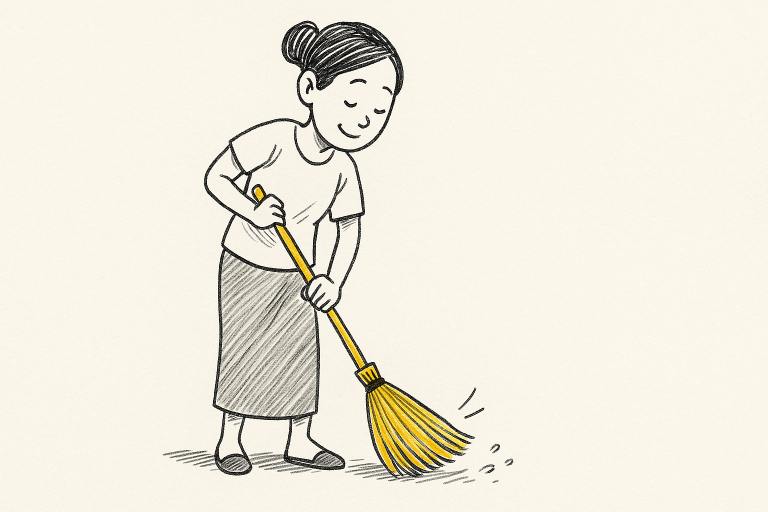 ประโยชน์ที่สำคัญของการกวาดบ้านมีทั้งหมด 10 ข้อ ฉบับเข้าใจง่า