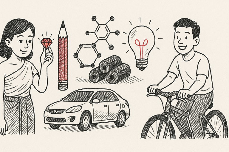 ประโยชน์ที่สำคัญและหลากหลายของคาร์บอนในชีวิตประจำวัน ฉบับเข้