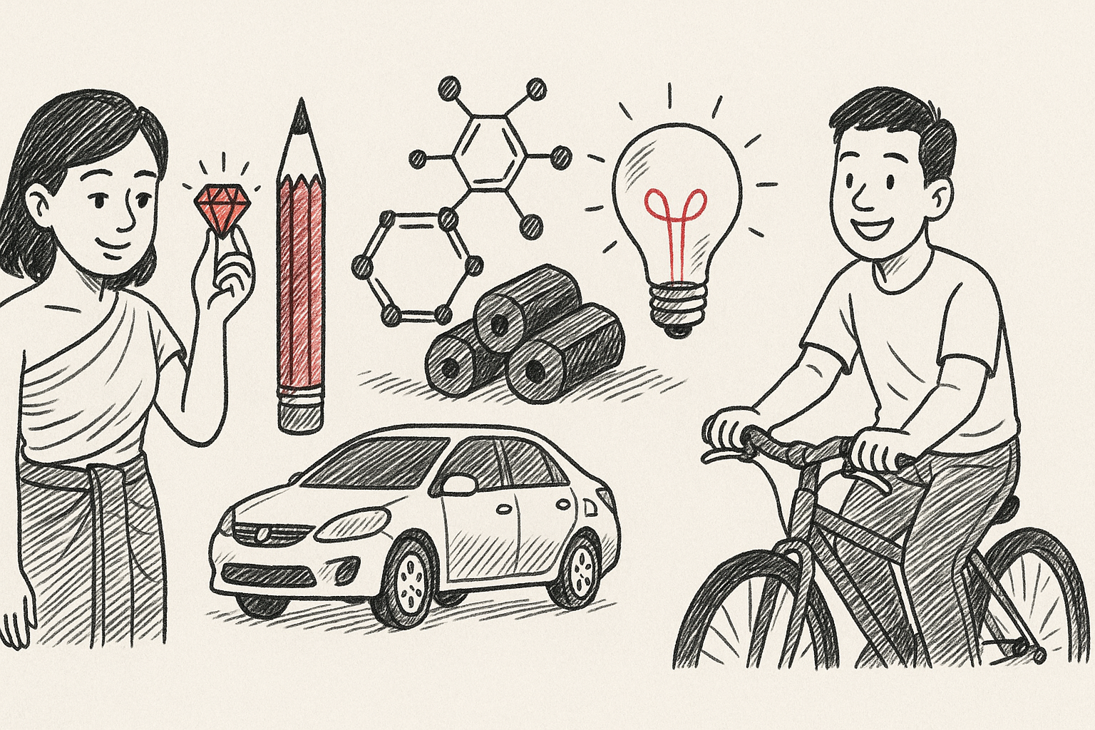 ประโยชน์ที่สำคัญและหลากหลายของคาร์บอนในชีวิตประจำวัน ฉบับเข้