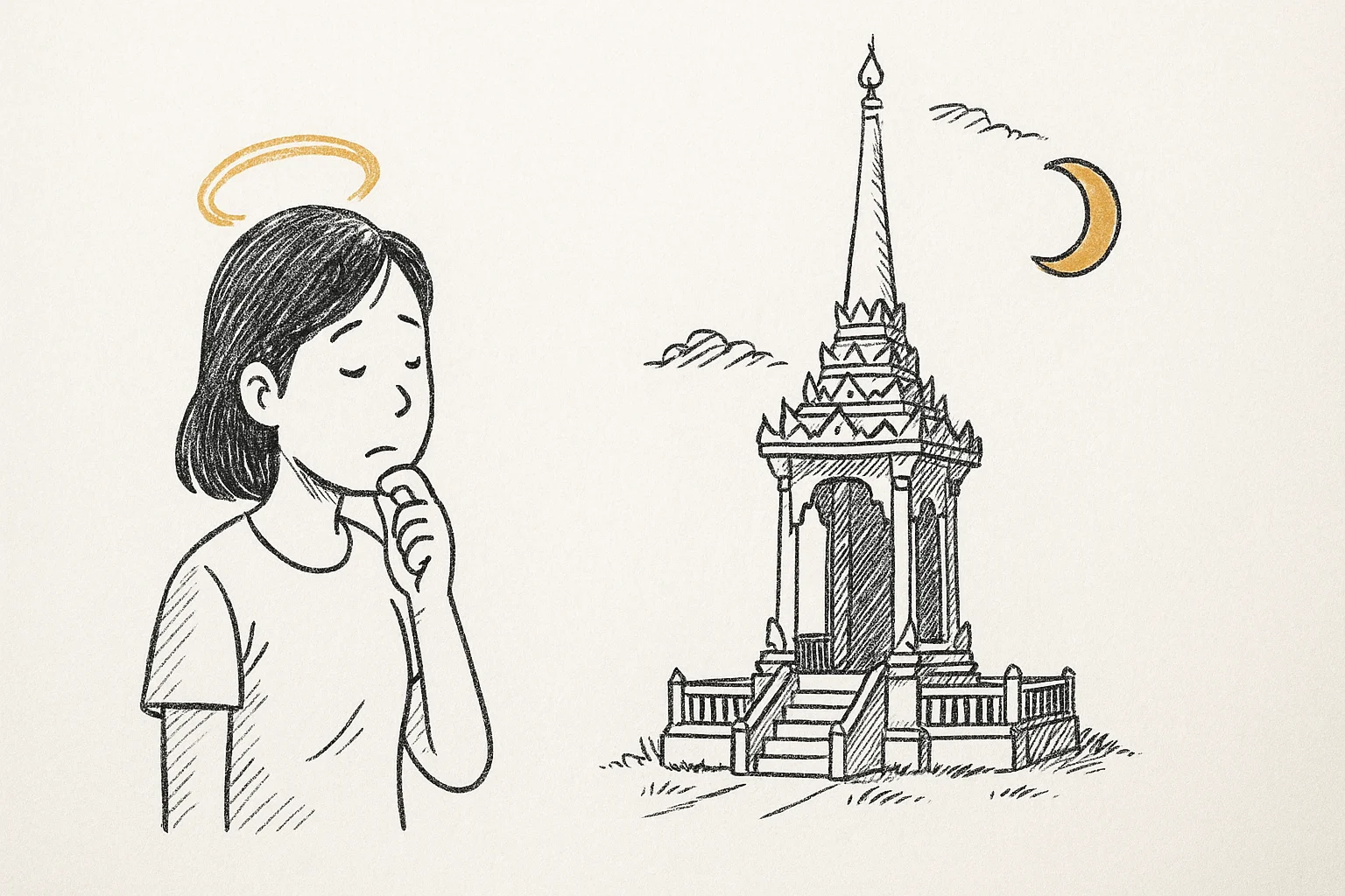 ฝัน เห็น เมรุ วัน จันทร์