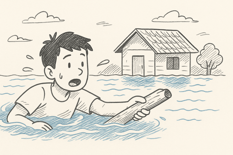 ฝันว่าเราถูกน้ำท่วมแต่สามารถรอดชีวิตได้อย่างไร ฉบับเข้าใจง่า