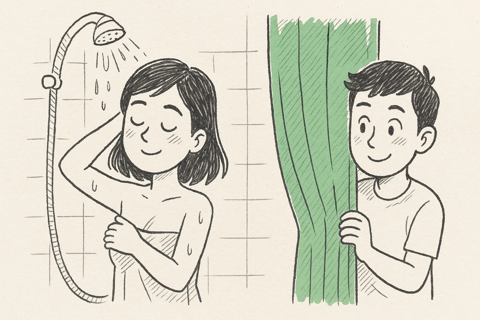 ฝันเกี่ยวกับการอาบน้ำที่มีคนมองเห็นเราอยู่ ฉบับเข้าใจง่าย อั