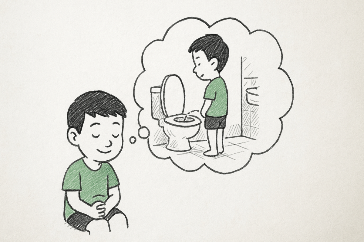 ฝันเห็นตัวเองเข้าไปในห้องน้ำแล้วมีอาการฉี่ออก ฉบับเข้าใจง่าย