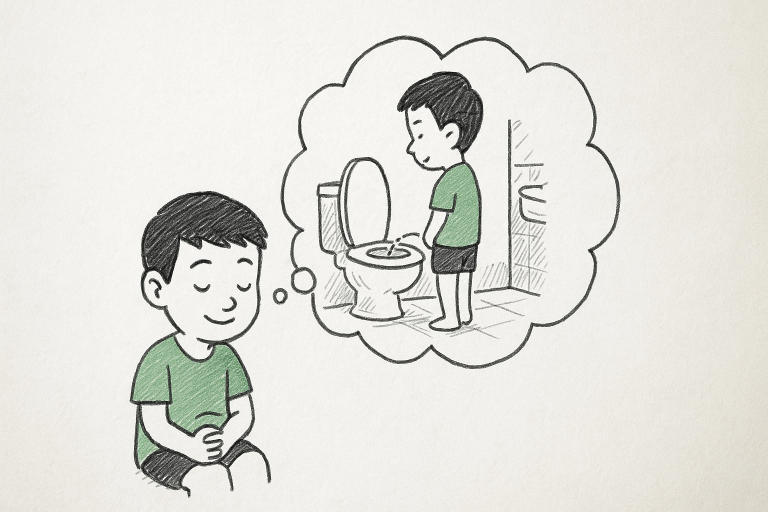 ฝันเห็นตัวเองเข้าไปในห้องน้ำแล้วมีอาการฉี่ออก ฉบับเข้าใจง่าย