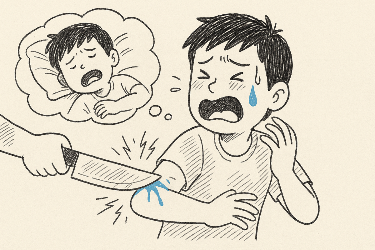 ฝันเห็นตัวเองโดนมีดเฉือนแขนอย่างน่ากลัว ฉบับเข้าใจง่าย อัปเด