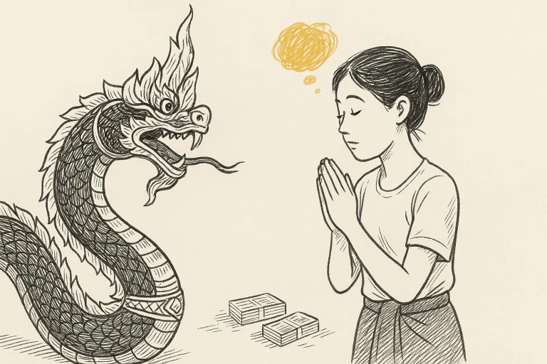 ฝันเห็นพญานาคสีดำและความหมายที่ซ่อนอยู่ในหวย ฉบับเข้าใจง่าย