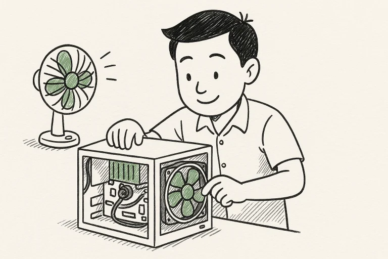 พัดลมในคอมพิวเตอร์ช่วยระบายความร้อนและปรับอุณหภูมิ ฉบับเข้าใ