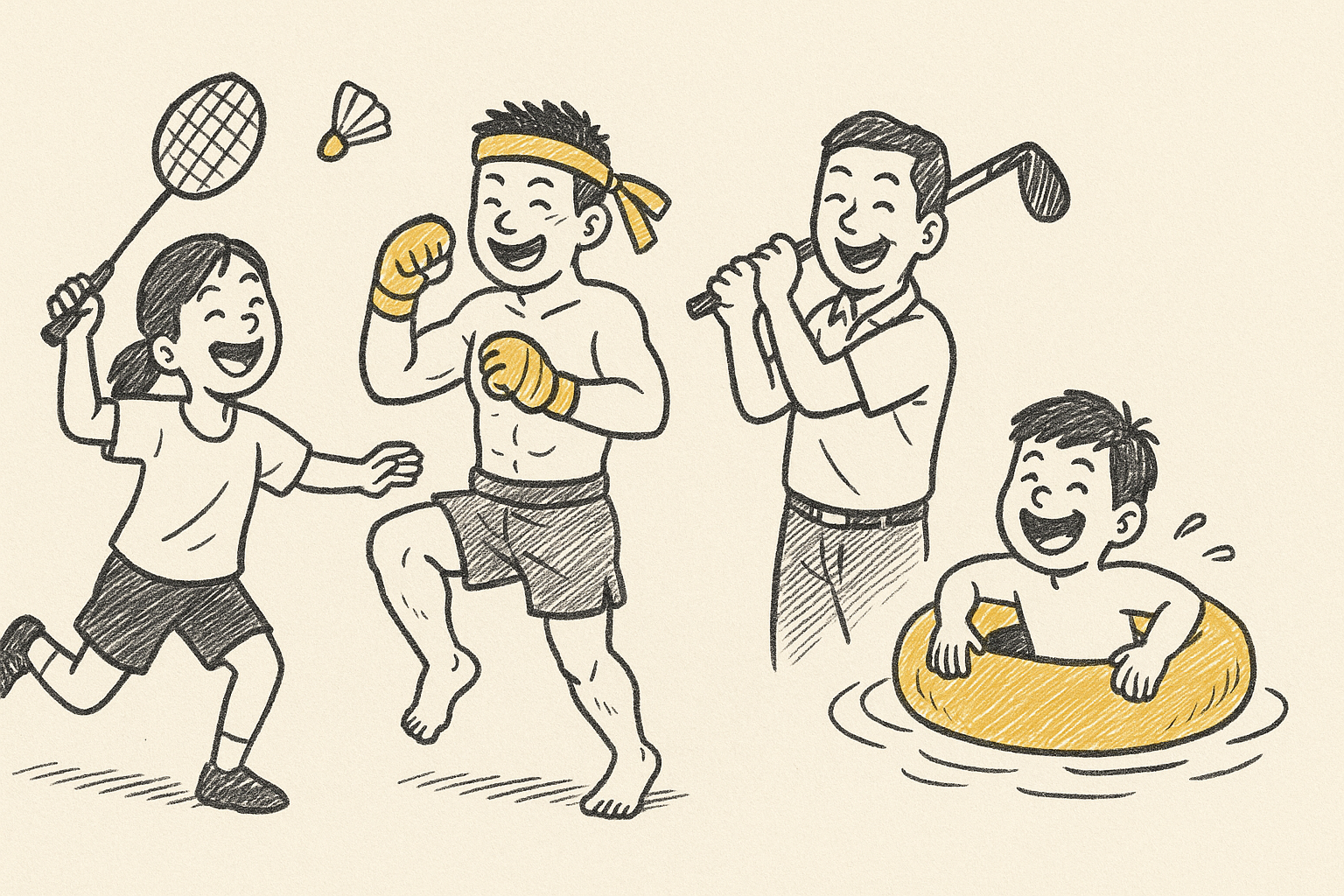 รวมภาพกีฬาแสนสนุกที่ทำให้คุณต้องหัวเราะและยิ้ม ฉบับเข้าใจง่า