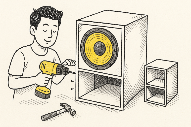 วิธีการสร้างตู้ซับเบสสูตรตู้เจบินขนาด 12 นิ้ว ฉบับเข้าใจง่าย